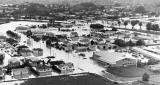 Paeroa with Opatito Road in the foreground across to Taylor’s Avenue.